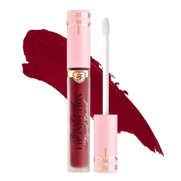 Too Faced Lip Injection Power Plumping Cream Liquid Lipstick - Boom Boom Pow NIB - Picture 4 of 6